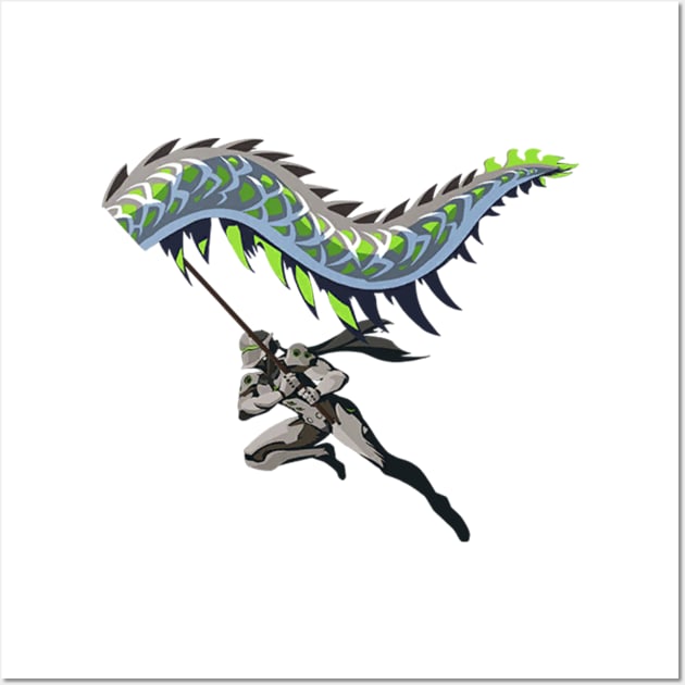 Genji Dragon Dance Wall Art by Genessis